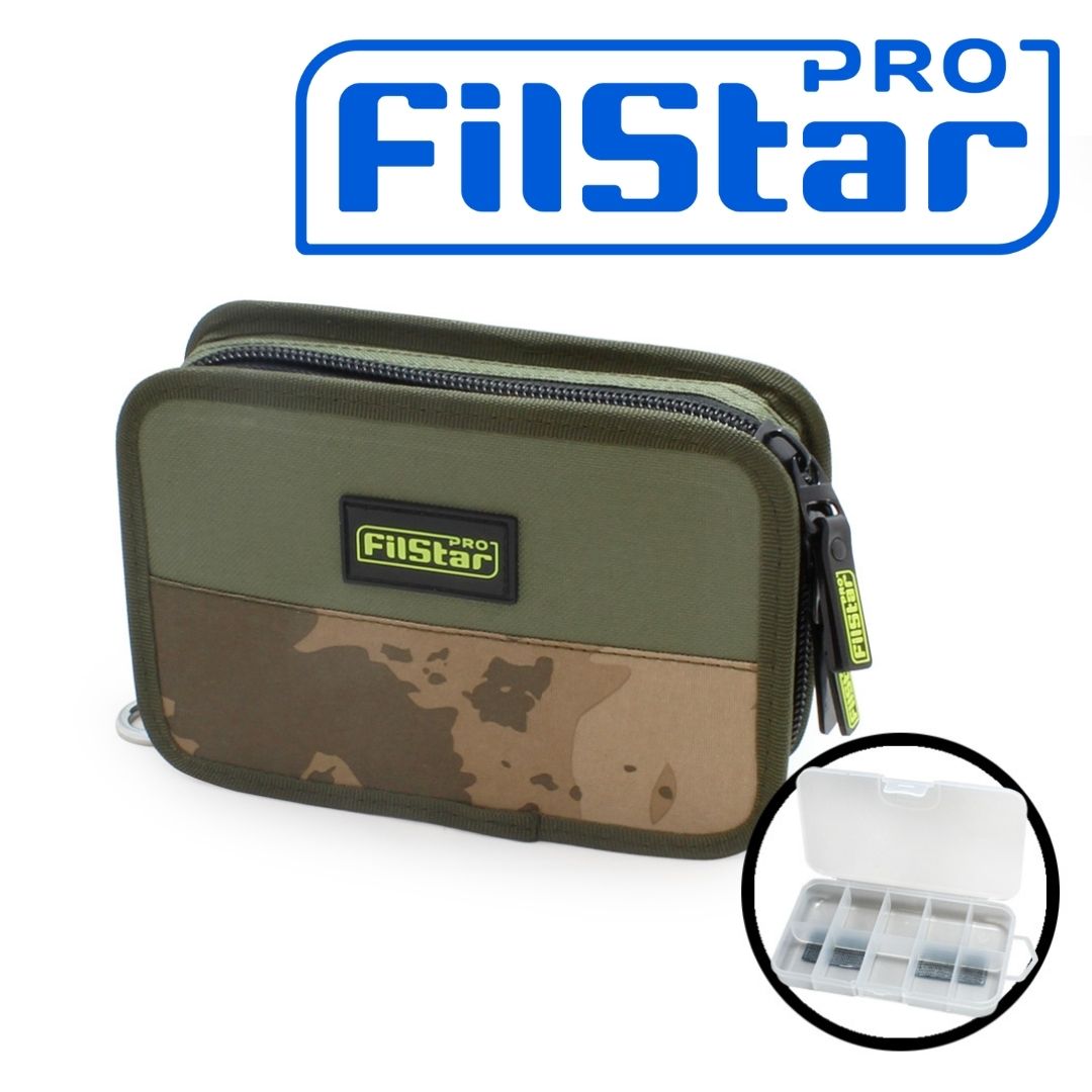 Класьор за блесни с кутия FilStar Desert Green