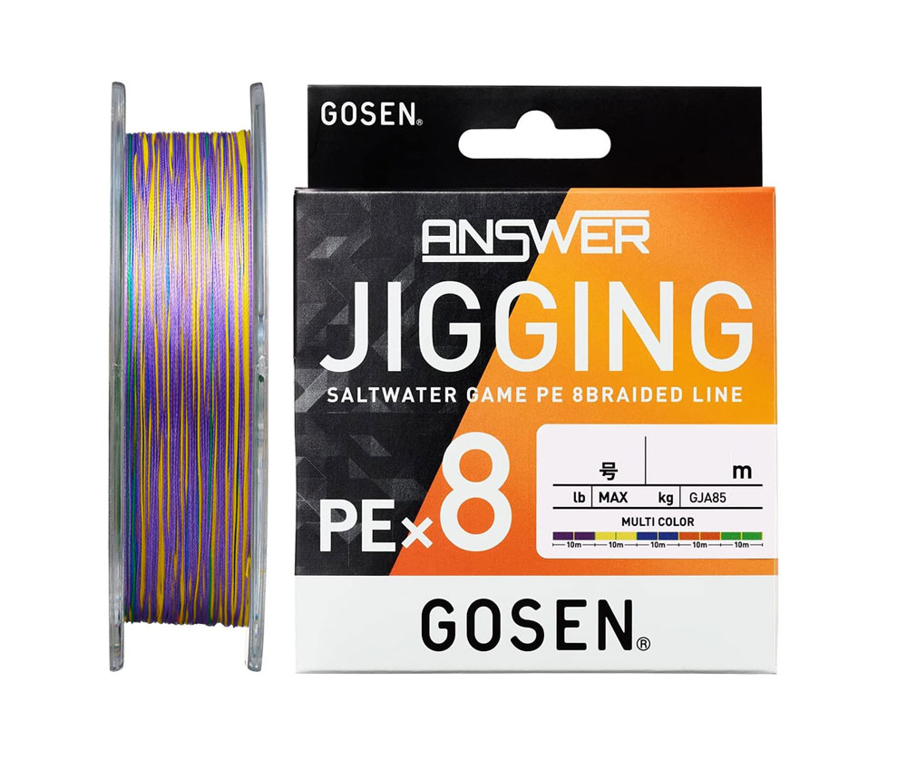Gosen Answer Jigging PE X8 Плетено влакно