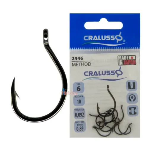 Куки Method Hook Cr-2446 Cralusso за метод фидер риболов