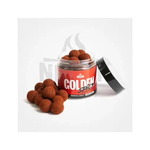 Топчета за стръв Nburn GOLDEN SPICY – 16/20мм – бавни - продуктова снимка