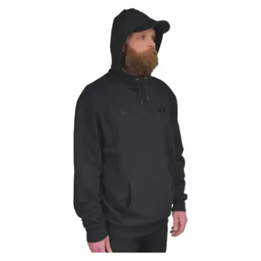 LEECH Hoodie с Бродерия - Черно - продуктова снимка